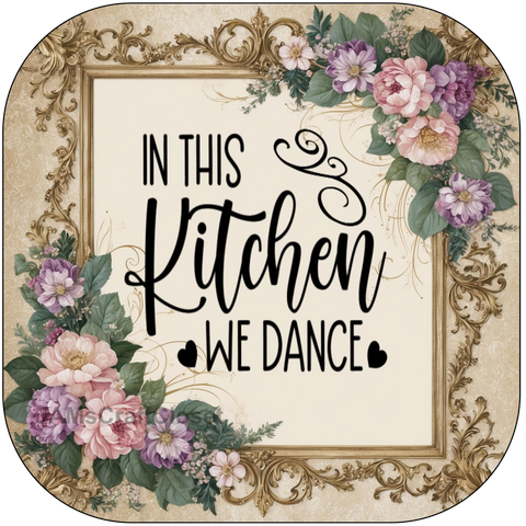 DIGITAL RECTANGLE Graphic Design IN THIS KITCHEN WE DANCE - PNG SVG JPEG PDF Lake House Sign Farmhouse Country Cabin Wall Art Shelf Sitter Home Decor Gift Crafters Delight {{ JAMsCraftCloset }}