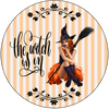 DIGITAL ROUND Graphic Design THE WITCH IS IN Halloween Sublimation Decoupage PNG SVG Country Farmhouse Home Decor Sign Shelf Sitter Wall Art Decor Wreath Design Gift Crafters Delight - JAMsCraftCloset
