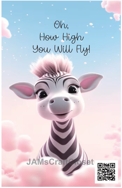 DIGITAL RECTANGLE Graphic Design OH HOW HIGH YOU WILL FLY- PNG SVG NURSERY DECOR Wall Art Shelf Sitter Decor KIDS ROOM Gift Crafters Delight - JAMsCraftCloset