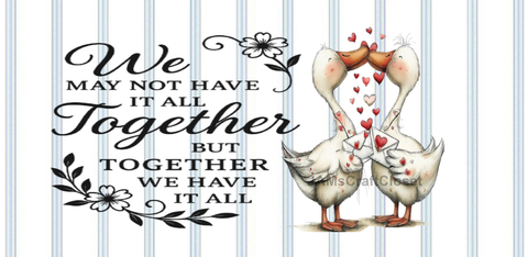 Digital Rectangle Graphic Design DUCKS - HAVE IT TOGETHER - PNG SVG PDF JPEG Farmhouse Country Home VALENTINE'S DAY HOLIDAY Decoupage Sublimation &nbsp;Design Gift Crafters Delight - JAMsCraftCloset