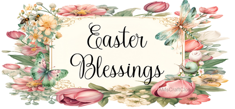 RECTANGLE SHAPED Digital HOLIDAY Graphic Design Made for a DT TRAY-EASTER BLESSINGS Sublimation PNG SVG PDF JPEG Farmhouse Decor Sign Farmhouse Country Home Cabin Bedroom Wall Art Decor Design Gift Crafters Delight {{ JAMsCraftCloset }}