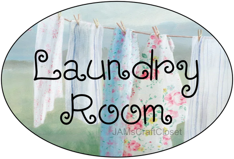 OVAL SHAPED Digital Graphic Design LAUNDRY ROOM Sublimation PNG SVG Lake House Sign Farmhouse Country Home Cabin DOOR ART Decor Wreath Design Gift Crafters Delight - JAMsCraftCloset