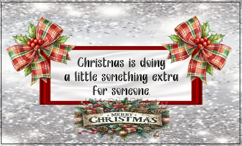 RECTANGLE SHAPED Digital Graphic Design CHRISTMAS - DOING SOMETHING SPECIAL FOR SOMEONE - PNG SVG Lake House Sign Farmhouse Country Home Cabin HOLIDAY Wall Art Decor Gift Crafters Delight HAPPY CRAFTING - JAMsCraftCloset