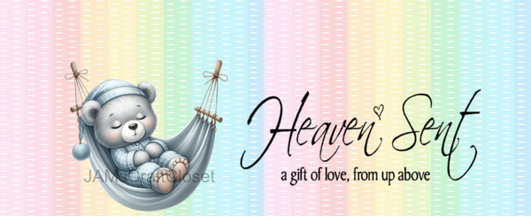 RECTANGLE SHAPED Digital Graphic Design HEAVEN SENT - BOY IN HAMMOCK - PNG SVG PDF Farmhouse Country Home Cabin NURSERY Wall Art Decor Gift Crafters Delight HAPPY CRAFTING - JAMsCraftCloset