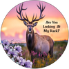ROUND Digital Graphic Design HUNTERS ARE YOU LOOKING AT MY RACK Deer Decor Lake Scene With Animals First Home Sublimation Decoupage PNG SVG Country Farmhouse Home Decor Wall Art Shelf Sitter Gift Crafters Delight - JAMsCraftCloset