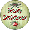 ROUND Digital Graphic Design MERRY CHRISTMAS 3 - &nbsp;Gift First Home Sublimation Decoupage PNG SVG Country Farmhouse Home Decor HOLIDAY Wall Art or Shelf Sitter Decor Gift Crafters Delight - JAMsCraftCloset