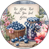 ROUND Digital Graphic Design THE BLUES THAT MAKE YOU FEEL BETTER First Home Sublimation PNG SVG Country Farmhouse Home Decor Positive Saying Wall Art Decor Gift Crafters Delight - JAMsCraftCloset