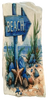 Antique West Virginia Roof Decoupaged BEACH ARROW Beach Theme Handmade Wall Art Unique Beach Lake House Gift - JAMsCraftCloset