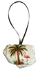 Antique West Virginia Roof Decoupaged Christmas Ornament - Flamingo With Packages - Handmade Holiday Tree Decor Unique Beach Lake House Gift - JAMsCraftCloset