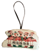 Antique West Virginia Roof Decoupaged Christmas Ornament - 5 Flamingos Fa La La La La - Handmade Holiday Tree Decor Unique Beach Lake House Gift - JAMsCraftCloset