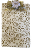 Clipboard Legal Size Vintage Upcycled Handcrafted Christmas Design CHRISTMAS GOLD SWIRLS AND SAYINGS Design Gift Idea Unique {{ JAMsCraftCloset }}