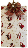 Clipboard Legal Size Vintage Upcycled Handcrafted Christmas Design CHRISTMAS SANTA HOLDING TREE Design Gift Idea Unique {{ JAMsCraftCloset }}
