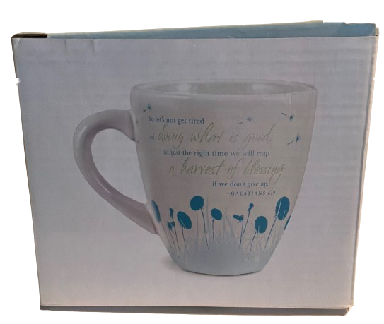 Mug Vintage FAITH Themed SCATTERING SEEDS OF FAITH Collectible Gift Idea - JAMsCraftCloset