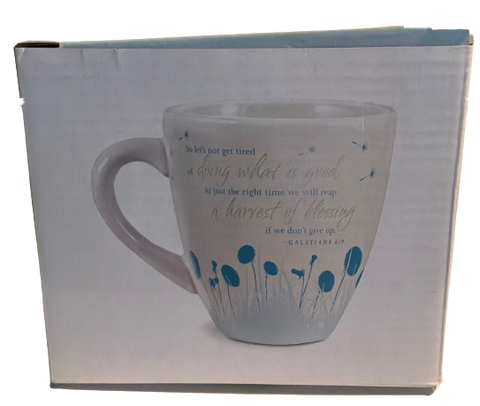 Mug Vintage FAITH Themed SCATTERING SEEDS OF FAITH Collectible Gift Idea - JAMsCraftCloset