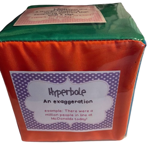 Educational Hands-On Toy Foam Blocks FIGURE OF SPEECH Activity Teacher Supplemental Activity Gift Idea - JAMsCraftCloset