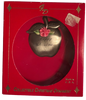 Teacher Vintage Metal Gloria Duchin Apple HAPPY CHRISTMAS Engraved With Floral Embellishment Gift Idea Unique &nbsp;- JAMsCraftCloset