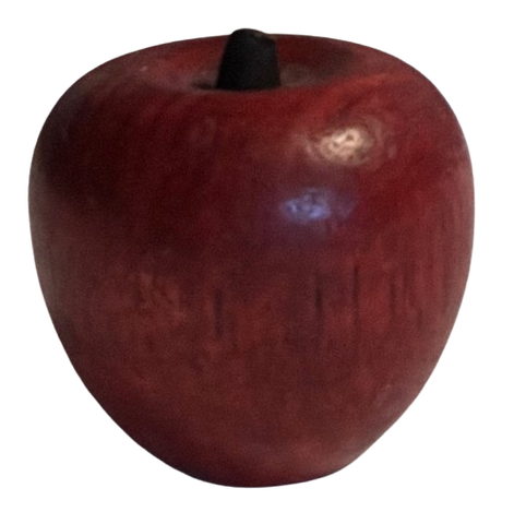 Apple Red TINY Wooden Vintage Desk Decor Unique 1 1/2 Inches Tall Craft Decor Teacher Appreciation Gift &nbsp;- JAMsCraftCloset
