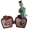 Figurine WORLDS BEST TEACHER - OPEN APPLE - STUDENTS Shelf Sitter Teacher Gift Desk Decor - JAMsCraftCloset
