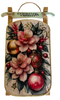 Sleigh Christmas FLORAL AND BULBS - CHRISTMAS SPIRIT Hand Painted Decoupaged Wooden Wall Art Home Holiday Decor - JAMsCraftCloset