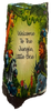 Antique West Virginia Roof Decoupaged WELCOME TO THE JUNGLE LITTLE ONE - NURSERY Theme Handmade Wall Art Unique Home Decor Gift- JAMsCraftCloset