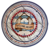 Hard Plastic PLATE Round WELCOME ABOARD Nautical Decor Boat Decor Cabin Cruiser Decor Lake House Beach House Handmade Decoupaged Repurposed Upcycled Gift Idea - JAMsCraftCloset