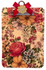 Clipboard Vintage Upcycled Handcrafted Shabby Chic Red Yellow Blue Floral Print Design Gift Idea Unique {{ JAMsCraftCloset }}