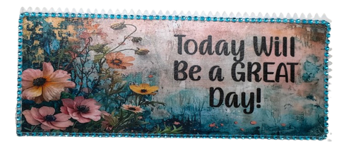 Decoupaged Vintage DRYWALL TROWEL TODAY WILL BE A GREAT DAY Whimsical Shelf Sitter Home Decor Country Farmhouse Kitchen Bathroom Counter Bedroom Decor Gift Idea - JAMsCraftCloset