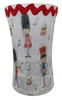 Glass VASE Decoupaged DRUM MAJORETTE Nursery Decor Child's Room Decor Shelf Sitter Shabby Chic Victorian BoHo Decor Gift Idea - JAMsCraftCloset