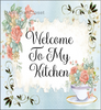 RECTANGLE SHAPED Digital Graphic Design Floral - WELCOME TO MY KITCHEN - PNG SVG Lake House Sign Farmhouse Country Home Cabin KITCHEN Wall Art Decor Chef Gift Crafters Delight - JAMsCraftCloset