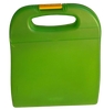 Vintage DEXAS Lime Green Hard Plastic Clipboard Container Portfolio With Storage Yellow Closure USED&nbsp; - JAMsCraftCloset