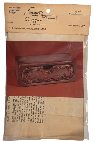 Vintage DIY Painting Packet #35 GRAPEVINE AND BLUE BIRDS Craft Supply Pattern - JAMsCraftCloset