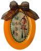 Hard Plastic OVAL TRAY Orange Farmhouse Country Home Decor THE WITCH IS IN Halloween Decor Wall Art Cottage Chic Decor Kitchen Decor Victorian Holiday Decor Handmade Gift Idea &nbsp;- JAMsCraftCloset