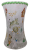 Glass VASE Decoupaged NURSERY RHYME Nursery Decor Child's Room Decor Shelf Sitter Shabby Chic Victorian BoHo Decor Baby Shower Gift Idea - JAMsCraftCloset