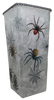 Glass VASE Decoupaged HALLOWEEN SPIDERS Shelf Sitter Country Farmhouse Shabby Chic Victorian BoHo Decor Holiday Decor Gift Idea - JAMsCraftCloset