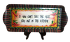 TRAY RED GREEN BLACK STRIPED Plastic Rectangle Decoupaged Upcycled Repurposed KITCHEN Theme IF YOU CAN'T TAKE THE HEAT Wall Art Shelf Sitter Decor Gift - JAMsCraftCloset