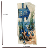 Antique West Virginia Roof Decoupaged BEACH ARROW Beach Theme Handmade Wall Art Unique Beach Lake House Gift - JAMsCraftCloset
