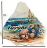 Antique West Virginia Roof Decoupaged BEAUTIFUL FLORIDA Beach Theme Handmade Wall Art Unique Beach Lake House Gift - JAMsCraftCloset