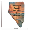 Antique West Virginia Roof Decoupaged BEAUTIFUL SUNSETS ARE FREE IN FLORIDA Beach Theme Handmade Wall Art Unique Beach Lake House Gift - JAMsCraftCloset