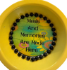 Mini Pie Pan Wall Art Handmade Hand Painted Decoupaged Wall Art Yellow MEALS AND MEMORIES ARE MADE HERE Kitchen Decor Decor Gift Idea &nbsp;- JAMsCraftCloset