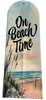 FAN BLADE Wall Art BEACH THEME Upcycled Hand Painted Decoupage With Shell - Bling ON BEACH TIME Handmade Home Decor Unique - JAMsCraftCloset