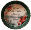 Cake Pan Forrest Green WE ARE THE PERFECT BLEND OF PASSION AND PEACE Farmhouse Country Forrest and Pink Roses Wall Art Handmade Hand Painted Repurposed Upcycled Gift Idea Crafters Delight {{ JAMsCraftCloset }}