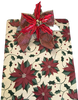 Clipboard Legal Size Vintage Upcycled Handcrafted Christmas Design CHRISTMAS POINSETTIAS Design Gift Idea Unique {{ JAMsCraftCloset }}