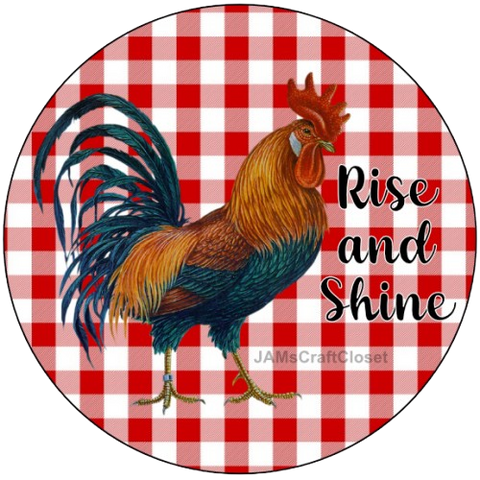 ROUND Digital Graphic Design RISE AND SHINE 3 Sublimation PNG SVG Lake House Sign Farmhouse Country Home Cabin KITCHEN Wall Art Decor Wreath Design Charger Plates Gift Idea Crafters Delight HAPPY CRAFTING {{ JAMsCraftCloset }}