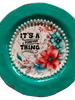 PLATE CHARGER TEAL AQUA PLASTIC ROUND DECOUPAGED Upcycled Repurposed Wall Art or Shelf Sitter IT IS A FOREVER THING Home Decor Wall Art Gift WEDDING - JAMsCraftCloset
