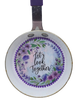 Frying Pan MINI Purple Lilac Lavender LETS COOK TOGETHER Farmhouse Country KITCHEN Wall Art Handmade Hand Painted Decoupaged Repurposed Upcycled Gift Idea Crafters Delight