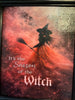 Vintage Wood Frame Decoupage On Glass SEASON OF THE WITCH Halloween Witch Wall Art Shelf Sitter Gift Idea {{ JAMsCraftCloset }}