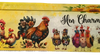 Decoupaged Vintage Hand Saw HEN CHARM SCHOOL Country Hens Chickens Whimsical Wall Art Home Decor Farmhouse Decor Gift Idea - JAMsCraftCloset