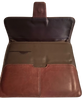 Vintage Leather Targus Hughes Portfolio iPad Case Brown 10.5” x 8.5” Magnetic Closure USED Shows Some Wear - JAMsCraftCloset