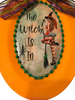 Hard Plastic OVAL TRAY Orange Farmhouse Country Home Decor THE WITCH IS IN Halloween Decor Wall Art Cottage Chic Decor Kitchen Decor Victorian Holiday Decor Handmade Gift Idea &nbsp;- JAMsCraftCloset