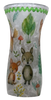 Glass VASE Decoupaged WOODLAND ANIMALS Nursery Decor Child's Room Decor Shelf Sitter Shabby Chic Victorian BoHo Decor Baby Shower Gift Idea - JAMsCraftCloset